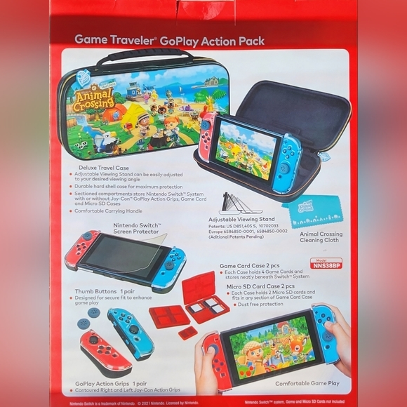 Nintendo brand nintendo switch case (animal crossing theme) - Picture 5 of 5